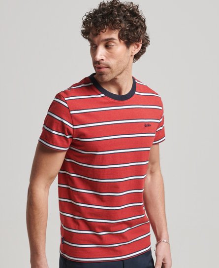 Organic Cotton Vintage Striped T-Shirt