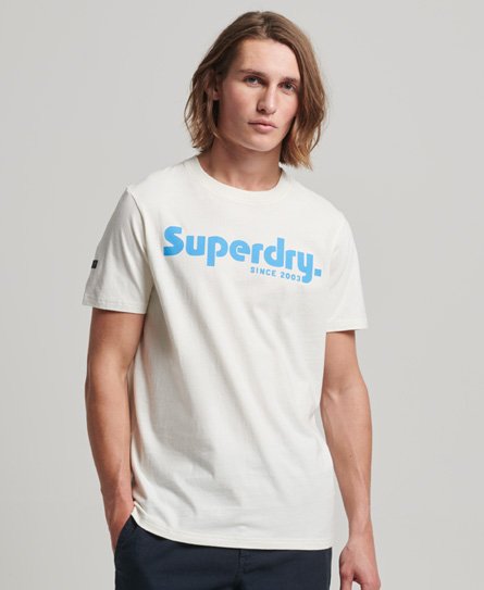 Superdry Men’s Vintage Terrain Classic T-Shirt White / Off White - Size: Xxl