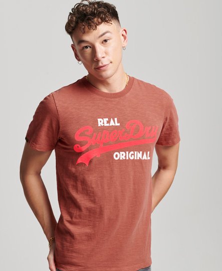 Real Original Overdyed T-shirt met vintage logo