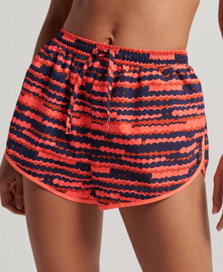 Vintage Printed Beach Shorts 