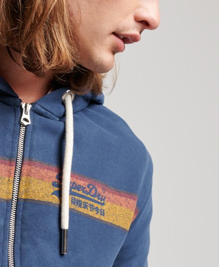 Superdry vintage logo cali zip hoodie sale