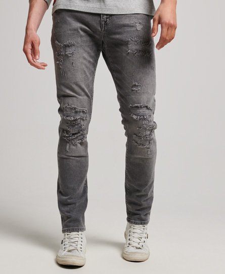 Jeans Uomo Crosshatch JeanBase – Gamba Dritta Vestibilità Regolare – Lavaggio Scuro W38/L34