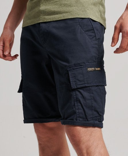 Superdry Men’s Organic Cotton Core Cargo Shorts Navy / Eclipse Navy - Size: 29