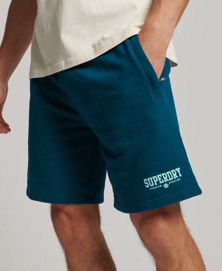 Superdry Men’s Core Sport Shorts Blue / Sailor Blue - Size: S