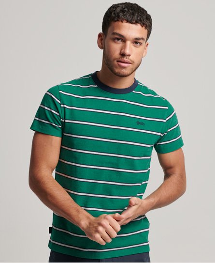 Organic Cotton Vintage Striped T-Shirt