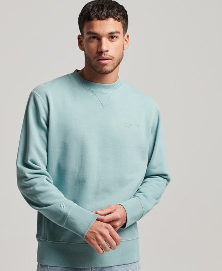Overfarvet Code Essential sweatshirt med rund halsudskæring