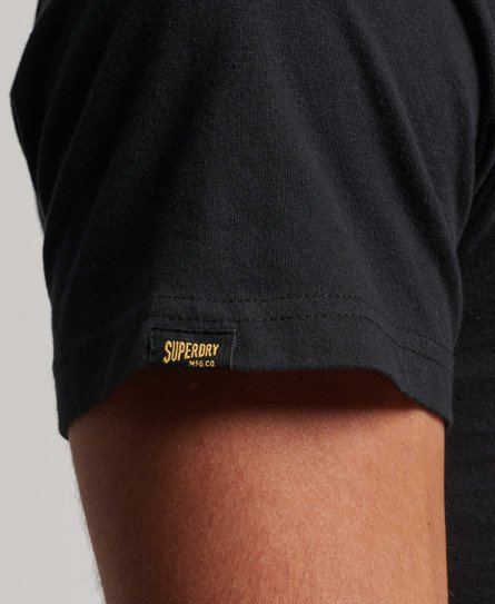 Superdry Vintage Logo Store Tonal T-Shirt, Nero Black Marl, S