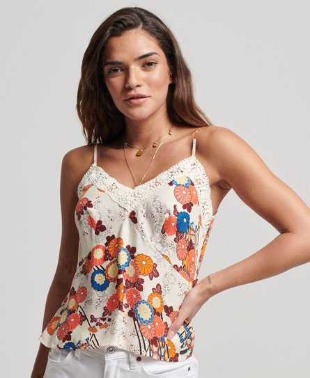Superdry Vrouwen Camitopje Crème
