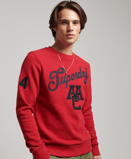 Vintage Collegiate Sweatshirt mit Rundhalsausschnitt