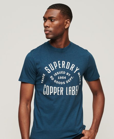 Luomupuuvillainen Vintage Copper Label -T-paita