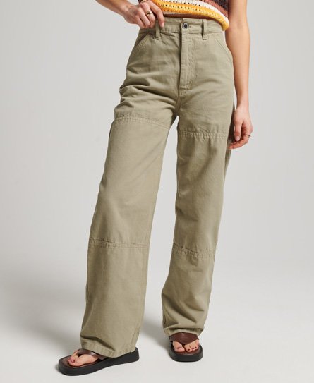 Pantaloni Carpenter in cotone dalla vestibilità larga Vintage