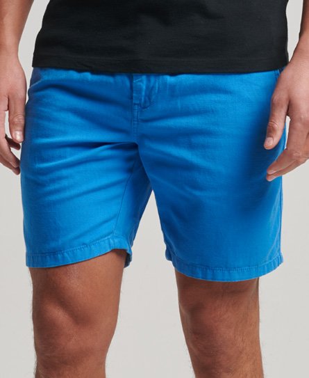 Superdry Men’s Vintage Overdyed Shorts Blue / French Blue - Size: Xxl