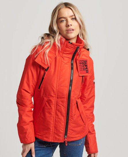Superdry Women’s Mountain SD-Windcheater Jacket Red / High Risk Red - Size: 8