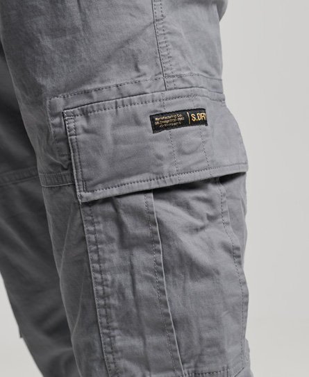 Pantalon Cargo Core en coton bio - Gris Naval pour Homme