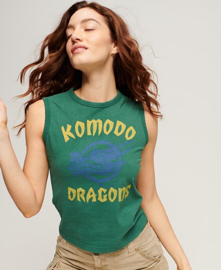 Camiseta sin mangas clásica Dragon
