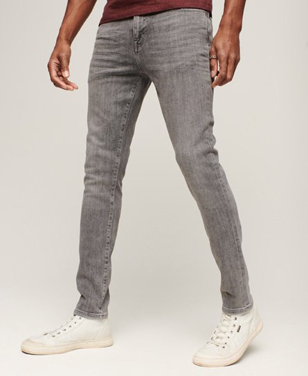Superdry Men’s Vintage Skinny Jeans Grey / Clinton Used Grey - Size: 30/32
