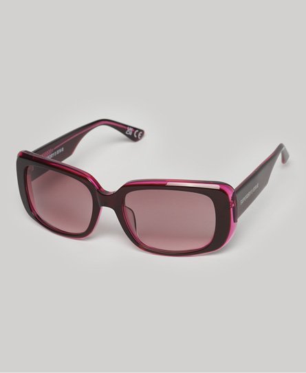 Superdry Women’s Classic Brand Print SDR Dunaway Sunglasses, Pink