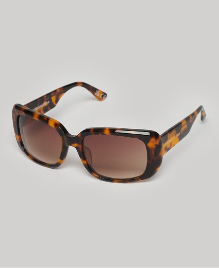Superdry Women’s Classic Tortoiseshell Print SDR Dunaway Sunglasses, Brown