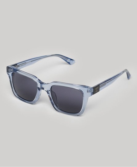 Superdry Men’s Classic Brand Print SDR Garritsen Sunglasses, Blue