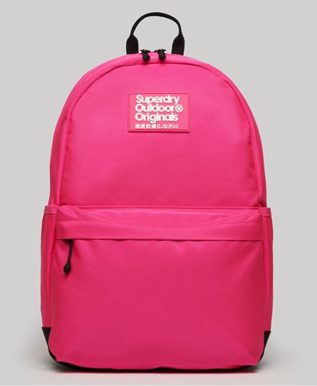 Superdry Ladies Logo Printed Original Montana Backpack, Pink
