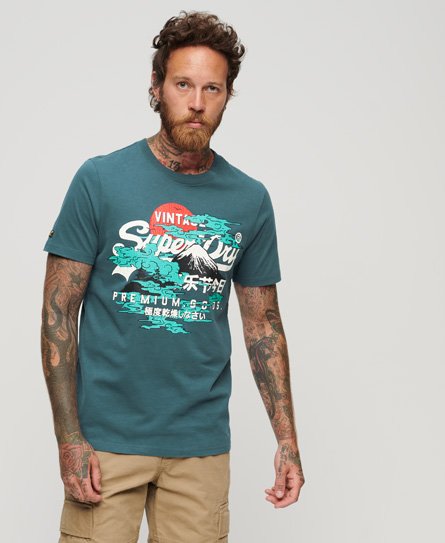 T-Shirts For Men | Crew Neck T-Shirts | Superdry Uk