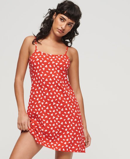 Printed Cami Jersey Mini Dress