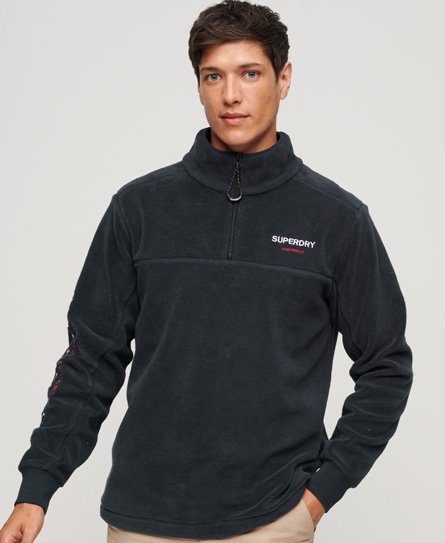 Sportswear Sweatshirt aus Fleece mit Reißverschluss und Logo