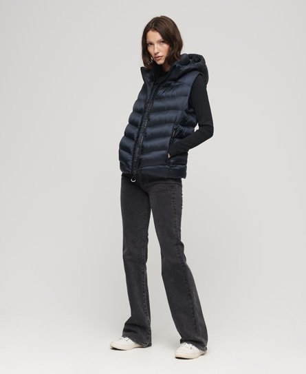 Fuji Superdry Gilet Sale Womens - Women\'s View-all Padded Hooded