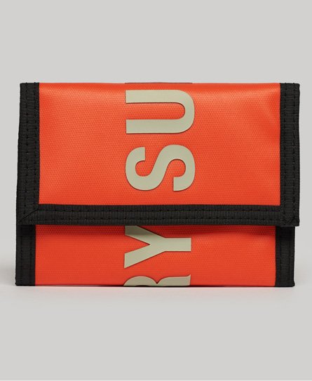 Superdry Women’s Tarp Tri-fold Wallet Orange / Bold Orange - Size: 1SIZE