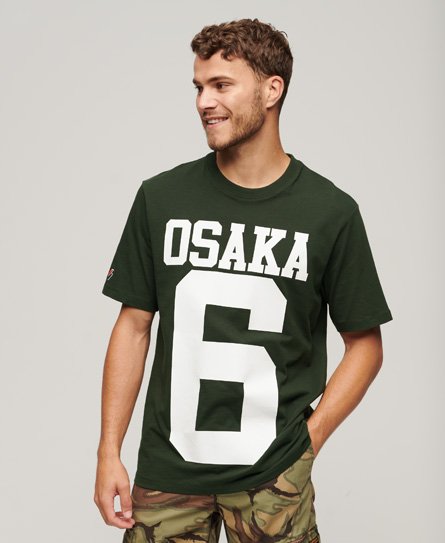 Osaka Logo T-shirt met losse pasvorm
