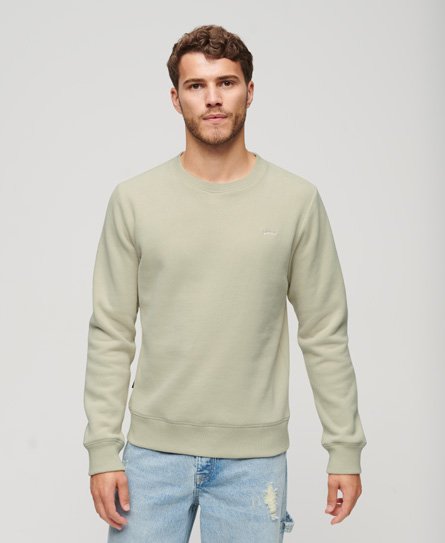 Men's - Essential Logo Crew Sweatshirt in Light Stone Beige