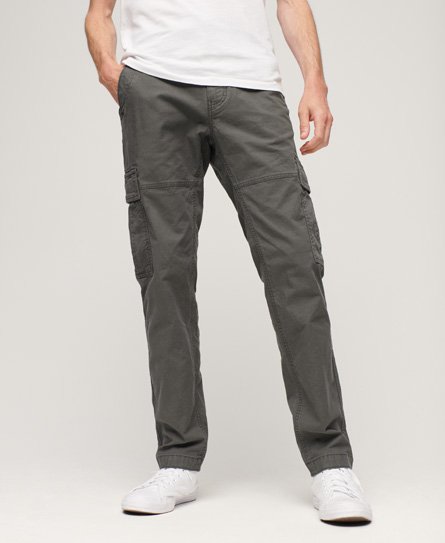 Superdry Men’s Mens Classic Core Cargo Pants, Dark Grey, Size: 34/32 - Size: 1.0625