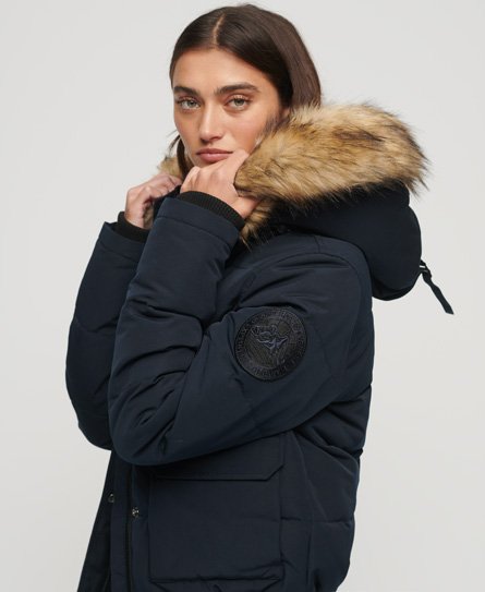 Everest Puffer Jacket Superdry Hooded Womens Women\'s - Bomber Trending