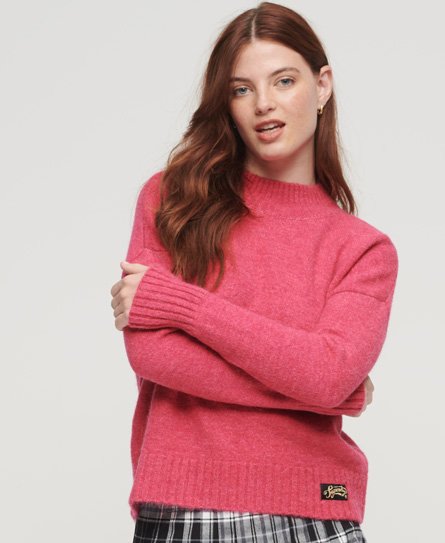 Sweter Essential z zabudowanym dekoltem