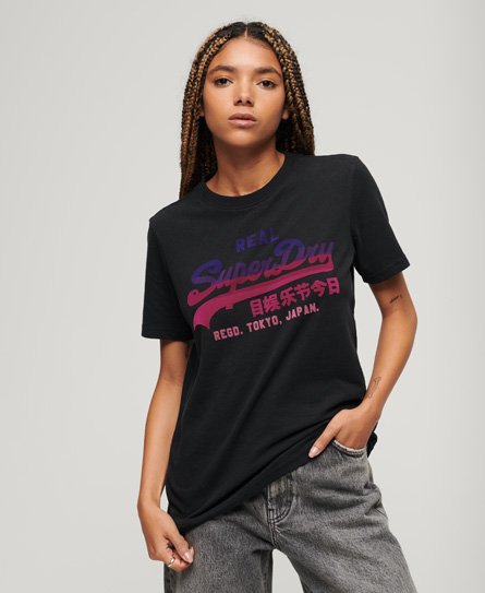 Kuvioitu logollinen Tonal Vintage -T-paita
