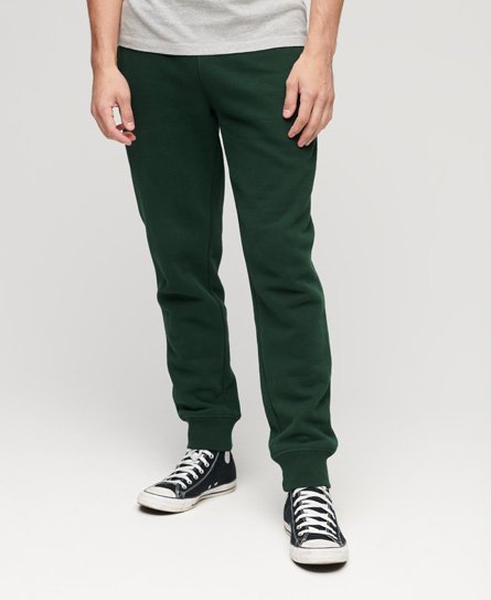 Superdry Men’s Essential Logo Joggers Green / Forest Green - Size: M