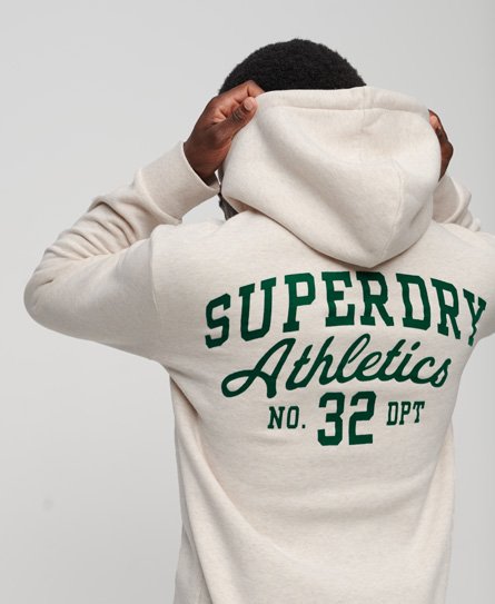 Athletic Flock hoodie met geschreven opdruk