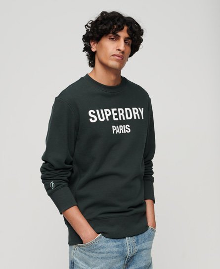 Luxury Sport rundhalsad sweatshirt med vid passform