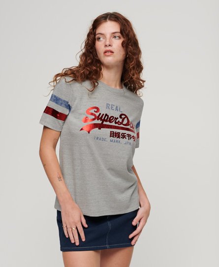 Vintage Athletic t-tröja med logga