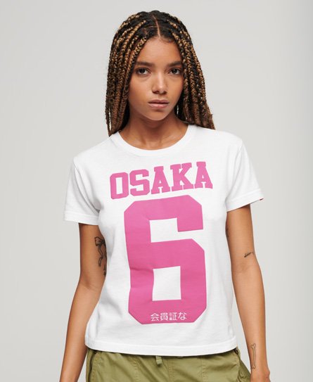 Osaka 6 Neon T-Shirt im 90er-Jahre-Stil
