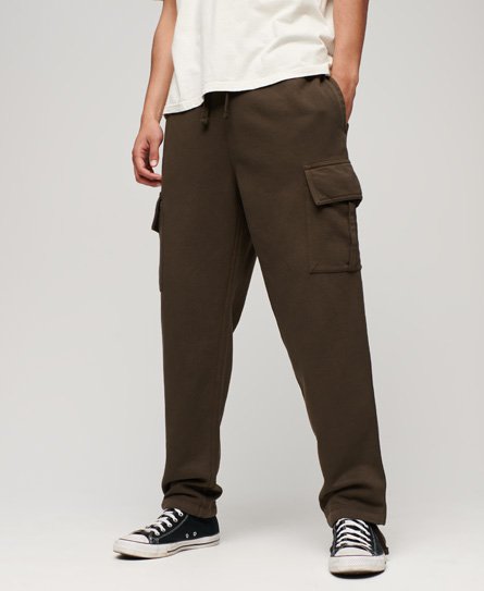 Superdry Men's Relaxed Cargo Joggers Brown / Dusk Brown