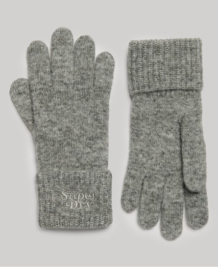 Ribbed Knitted Gloves