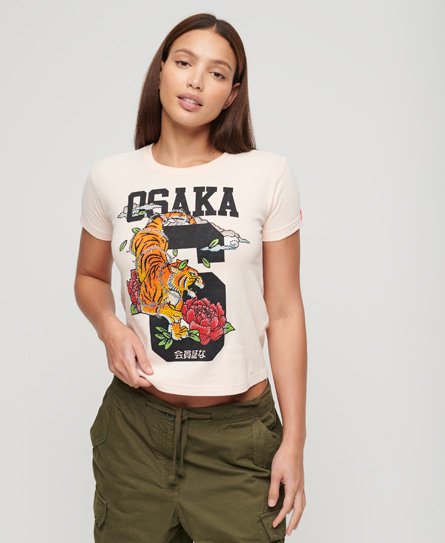 Osaka 6 Narrative 90-talls T-skjorte