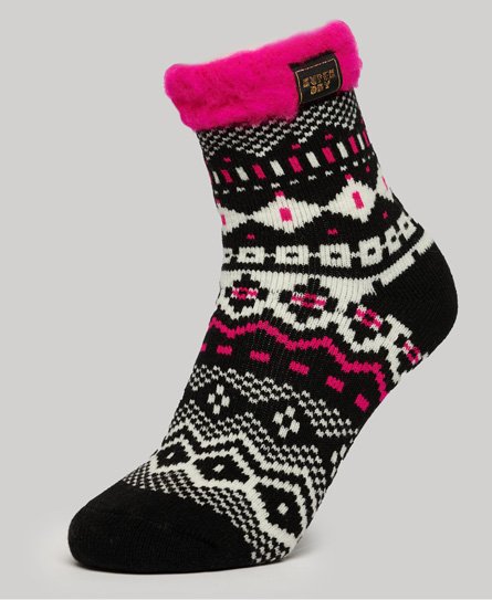 Patterned Slipper Socks