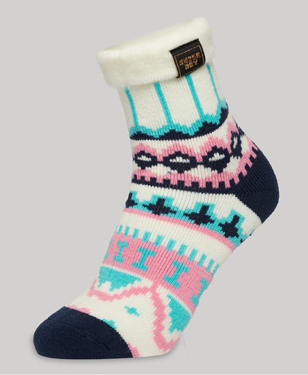 Patterned Slipper Socks