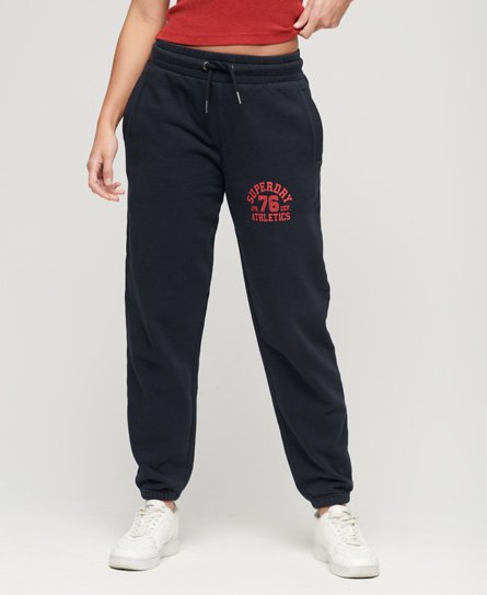 Superdry Women’s Athletic College Loose Joggers Navy / Eclipse Navy - Size: 8