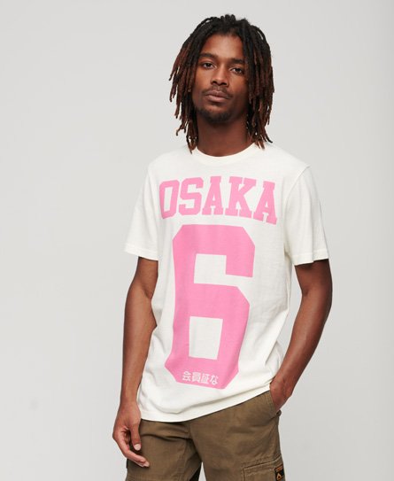 T-shirt met print Osaka 6 Kiss