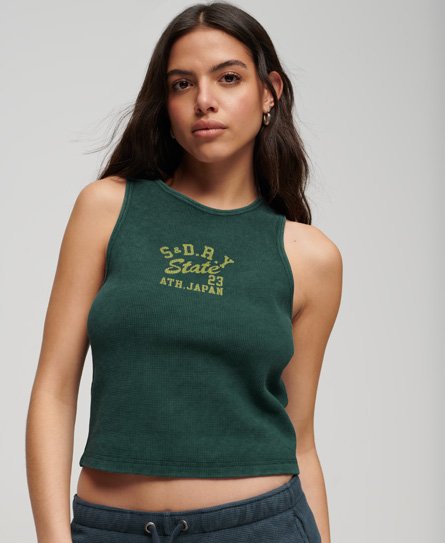 Athletic Essentials Waffle Tank Top