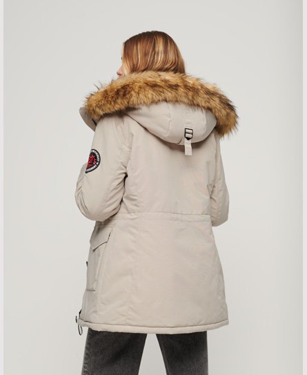 Superdry Everest Faux Fur Hooded Jackets Womens Parka Women\'s - Coat