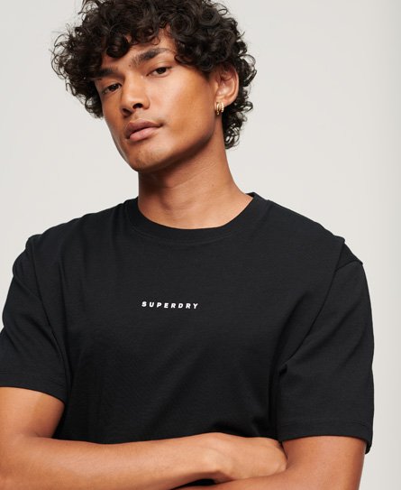 Superdry Men’s Code Surplus Logo T-Shirt Black - Size: M
